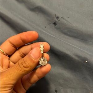 Elegant Silver belly ring